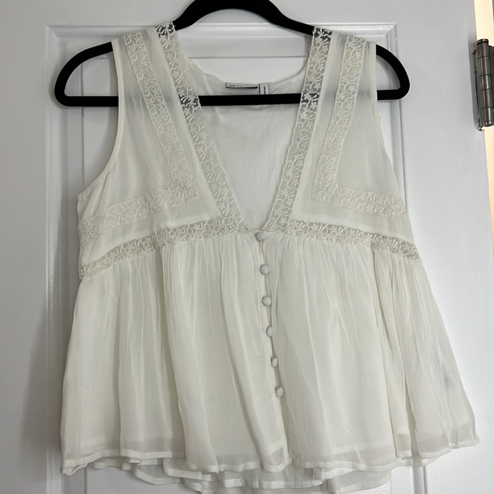 White summer top